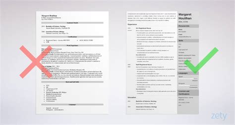 Icu Nurse Resume Example