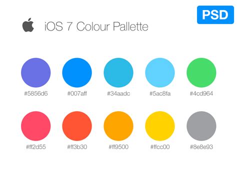 iOS7 Color Pallete by Jordi Manuel Flat Color Palette, Colour Pallete ...