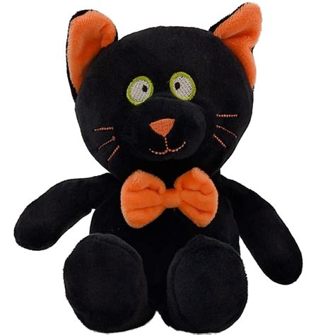 Hug Fun Halloween Plush Black Kitty Cat Stuffed Animal Pal - Walmart.com - Walmart.com