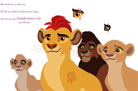 Kion Kovu Kiara And Vitani Base by CONNOR-RK800-343 on DeviantArt