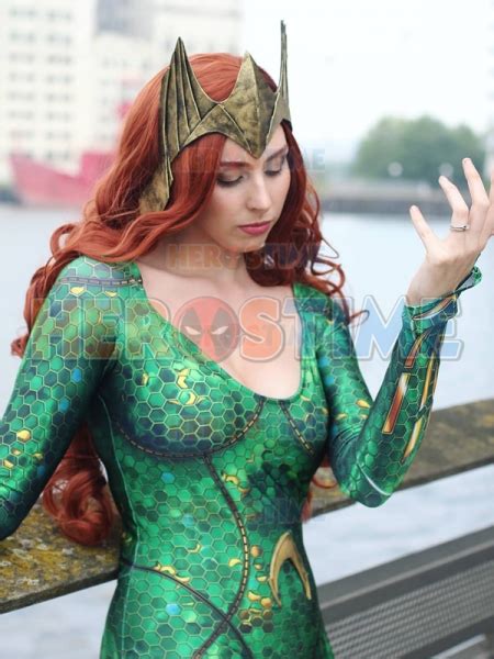 Mera Costume Aquaman Film Version Mera Printed Costume