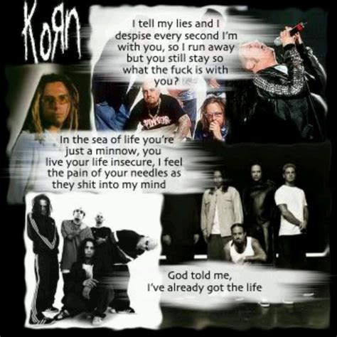 Korn lyrics | Korn lyrics, Korn, Song lyric quotes