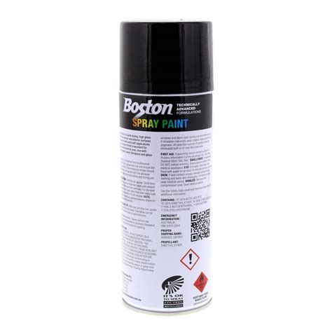 Matt Black Spray Paint Can 250g Boston Quick Drying Rust Prevention Quality 603981402544 | eBay