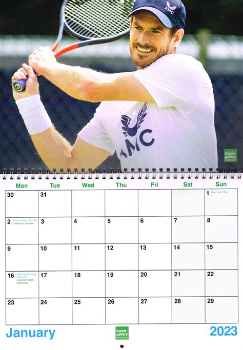 2023 Tennis Gallery Wimbledon Calendar