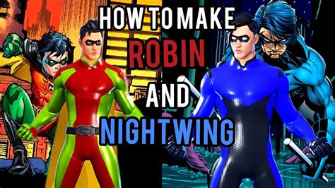 How To Make The BEST looking Robin and Nightwing Skin in Fortnite (Tutorial) - YouTube