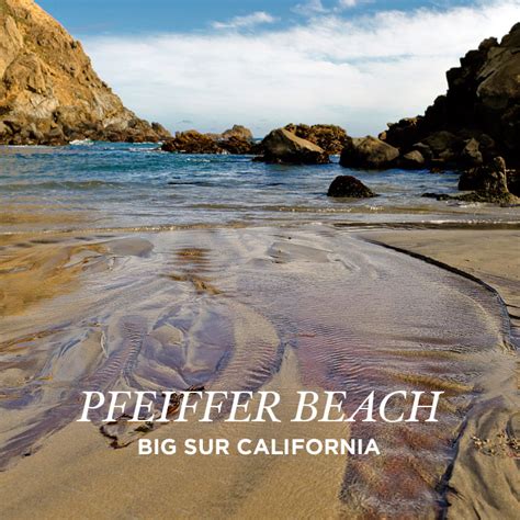 Pfeiffer Beach Big Sur - Famous Purple Sand Beach