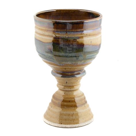 Large 10-inch Stoneware (Ceramic) Communion Chalice