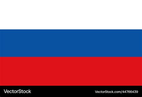 Flag of russia Royalty Free Vector Image - VectorStock