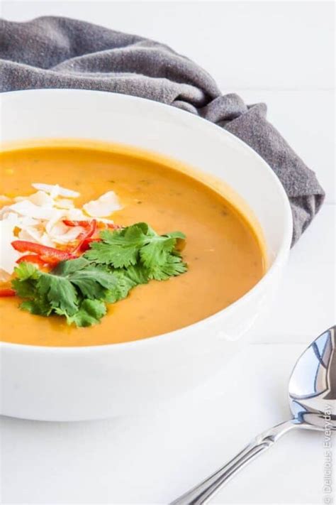 Thai Pumpkin Soup with Coconut Milk {vegan}