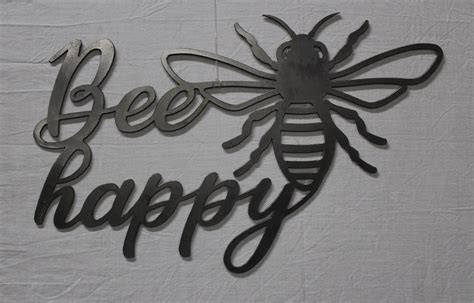 Bee Happy Wall Art | Aussie Made Metal Art