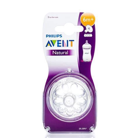 Jual Dot Bayi Avent Nipple Natural 2in1 Wide NECK Bottle 6M+ Bayi PILH ...