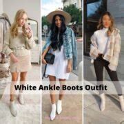 White Ankle Boots Outfit - Inspired Beauty