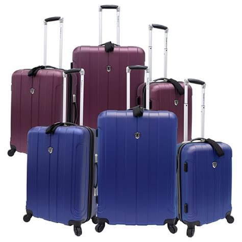 Shop Traveler's Choice Cambridge 3-piece Hardside Spinner Luggage Set ...