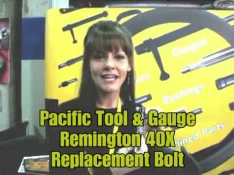 The new Pacific Tool & Gauge Remington 40X Rimfire Replacement Bolt. - YouTube