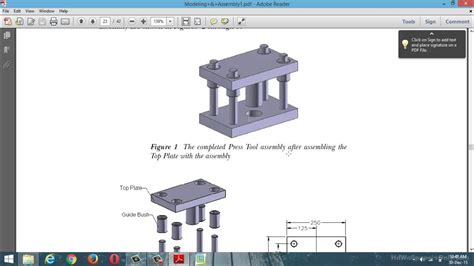 pro-e(creo) part design examples with assembly components(class_7 ...