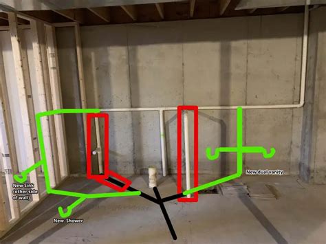 Basement Bathroom Plumbing Venting Options | Venting Basement Steps