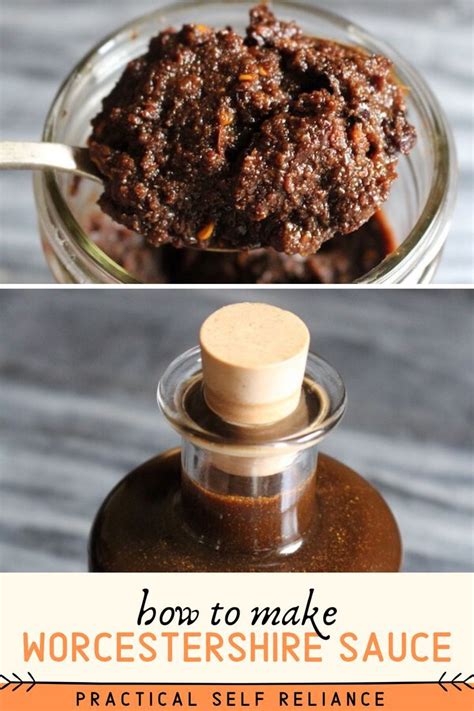 Homemade Worcestershire Sauce | Recipe | Homemade recipes, Food, Sauce