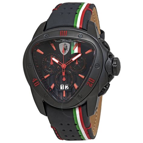 Tonino Lamborghini SPyder 1200 Black Dial Men's Watch 1206 - Lamborghini - Watches - Jomashop