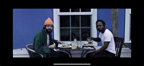 Anyone know who the dude in the orange beanie is? From the dna video. : r/KendrickLamar