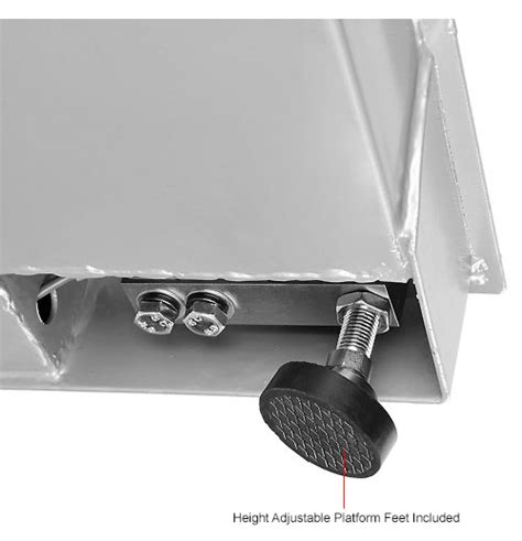 Global Industrial™ Pallet Scale With LCD Indicator, 4' x 4', 5,000 lb x 1 lb