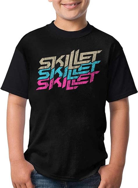 Amazon.com: Skillet Band Classic Boy T-Shirt Black: Clothing