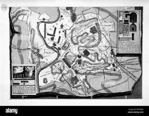 Maps of ancient Roman aqueducts in Rome, part 2 1756. 1000 Piranesi ...