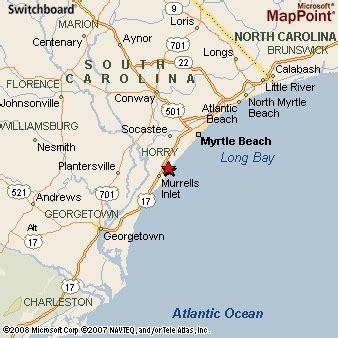 Garden City Beach, South Carolina Area Map & More