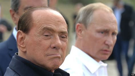 Silvio Berlusconi visits war memorial in Crimea with Vladimir Putin ...