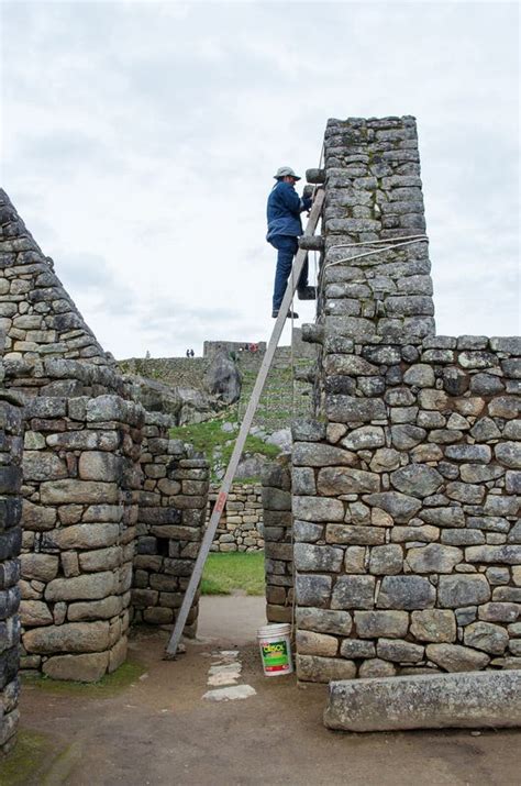 Machu Picchu In Peru. UNESCO World Heritage Site Editorial Stock Photo ...