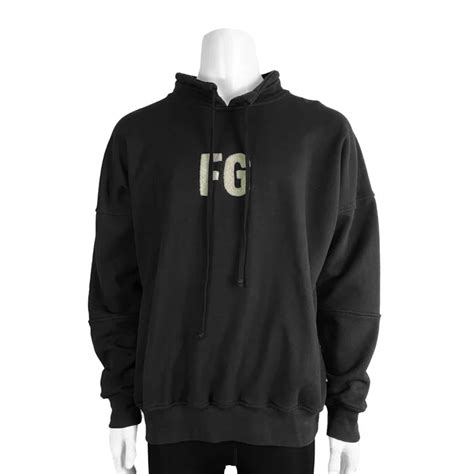 Fear of God Fear of God Sixth Collection FG Logo Drawstring Hoodie ( | Grailed