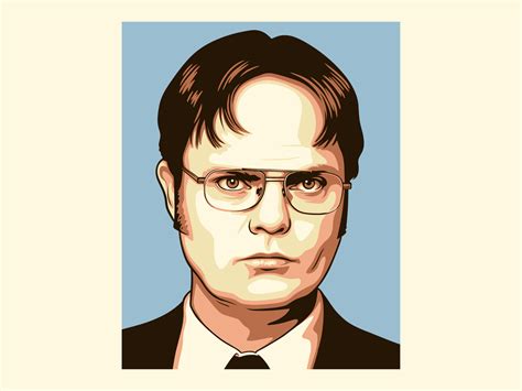 Dwight Schrute by Ed Booth on Dribbble