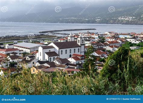 Lajes, Pico Island, Azores Archipelago (Portugal) Stock Image - Image of portugal, tower: 37703173