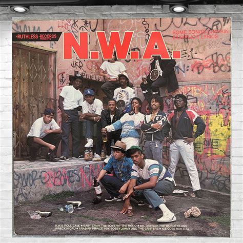 Vintage Original N.W.A and the Posse Vinyl LP 1987 Ruthless Records - Etsy