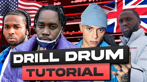 *FREE KIT* DRILL DRUM PATTERNS TUTORIAL (NY/UK Drill, 808 Slides, Samples) FL Studio 21 - YouTube