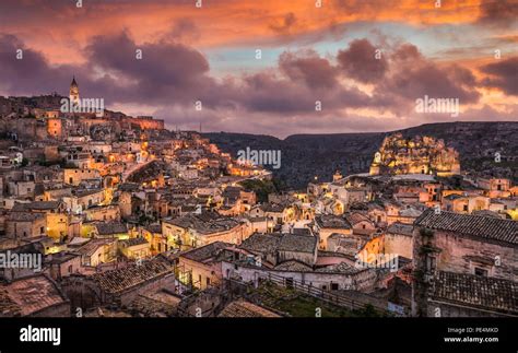 Matera Night High Resolution Stock Photography and Images - Alamy