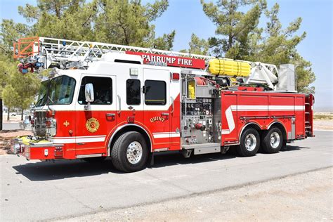 Pahrump Valley (NV) Fire & Rescue Gets 75-foot Quint - The Rig ...