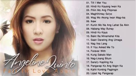 Angeline Quinto OPM Greatest Love Songs Hits of All Time - YouTube