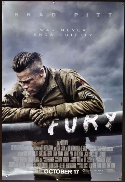 Fury | One Sheet | Movie Posters | Limited Runs