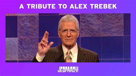 Alex Trebek Tribute | JEOPARDY Montage