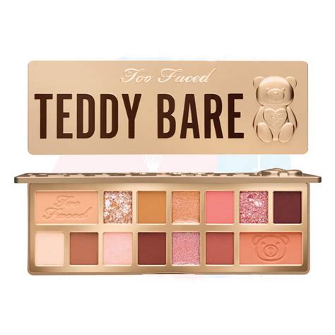 Too Faced Teddy Bare It All Eye Shadow Palette New In Box