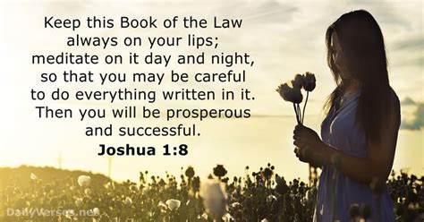 Joshua 1:8 - ESV - Bible verse of the day - DailyVerses.net