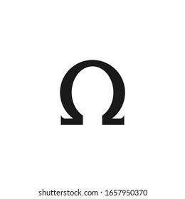 Omega Symbol Vector Omega Physics Symbol Stock Vector (Royalty Free ...