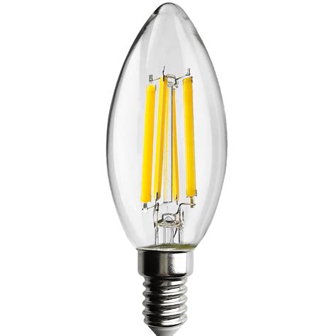 filament Lamps: C35 LED filament Bulbs clear Glass 2W/4W/6W/8W Bayonet ...