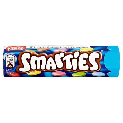 Smarties Milk Chocolate Sweets Tube 38g - Cannich Stores