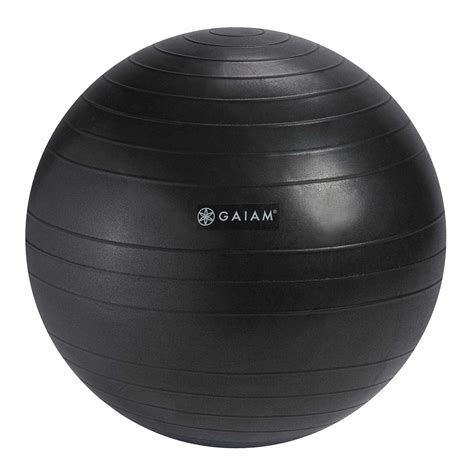 Gaiam Classic Balance Ball Chair Ball - Extra 52cm Balance Ball for ...