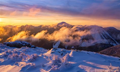 Mt Marcy and Colden Mt from Wright Peak in winter | Wildernesscapes Photography LLC, by ...