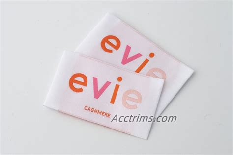 Custom woven labels for clothing and handmade items | Acctrims.com