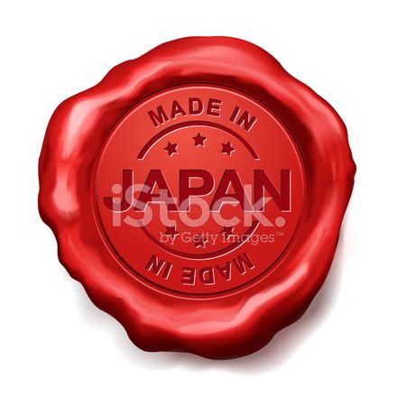 Made In Japan Red Wax Seal Stock Photo | Royalty-Free | FreeImages