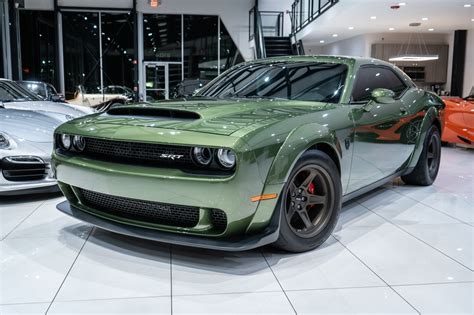 Used 2018 Dodge Challenger SRT Demon 1 of 2 in F8 Green w/Brass Monkey Wheels FORZA Stage 4R ...