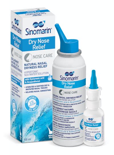 Nasal Spray for Dry Nose - Dry Nasal Congestion-Irritation